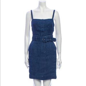 Club Monaco Jean Denim Belted Dress